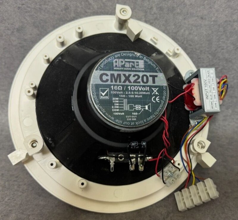 Set 2 boxe profesionale Apart CMX20T (100V / 16 Ohm)
